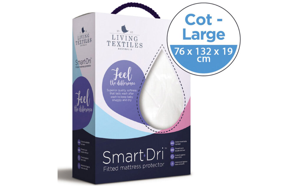 Living Textiles - Smart-Dri Mattress Protector - Cot Large