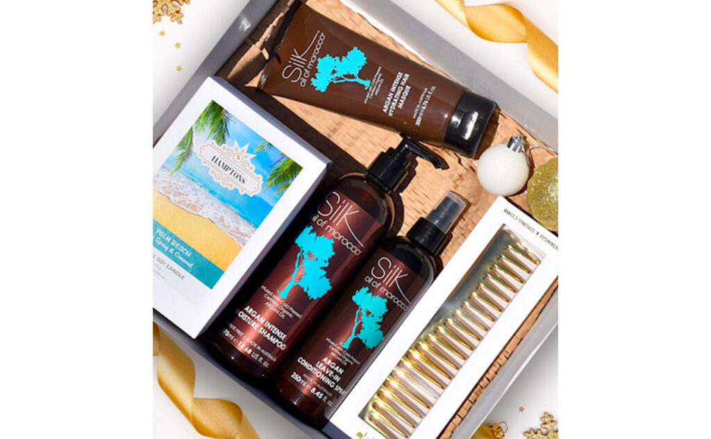 Silk Oil of Morocco Hair Health and Happiness Gift Hamper