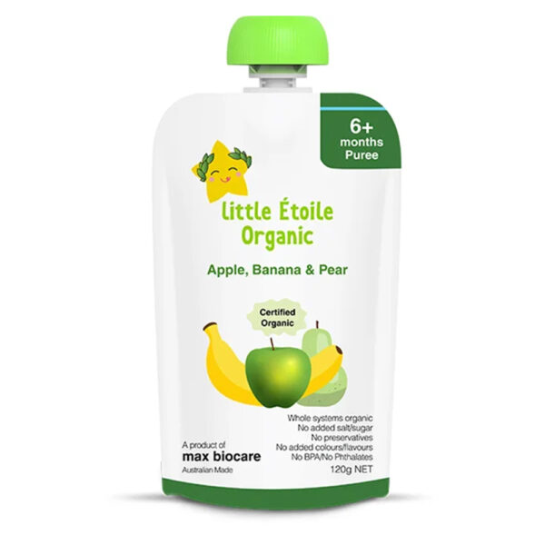 Little Étoile Organic Apple, Banana & Pear