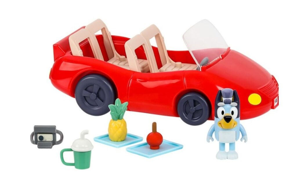 Bluey S9 Bluey's Escape Convertible Car and Figurine