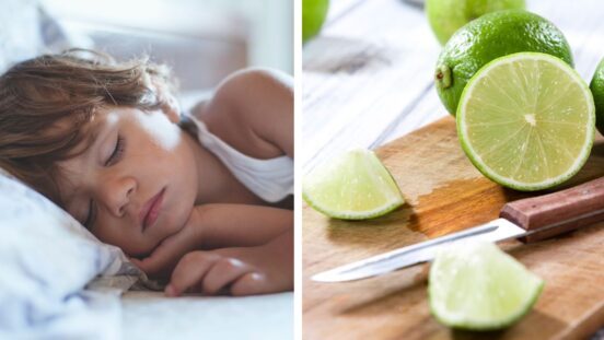 Viral lime child sleep hack