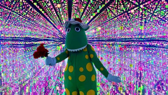 DJ Dorothy the Dinosaur and her crew are taking over Sonic Neon at Luna Park Sydney