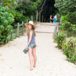 Teenage girls explore the beaches of the Sunshine Coast, Australian.