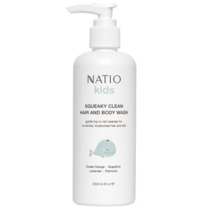 Natio kids Squeaky Clean Hair and Body Wash product shot