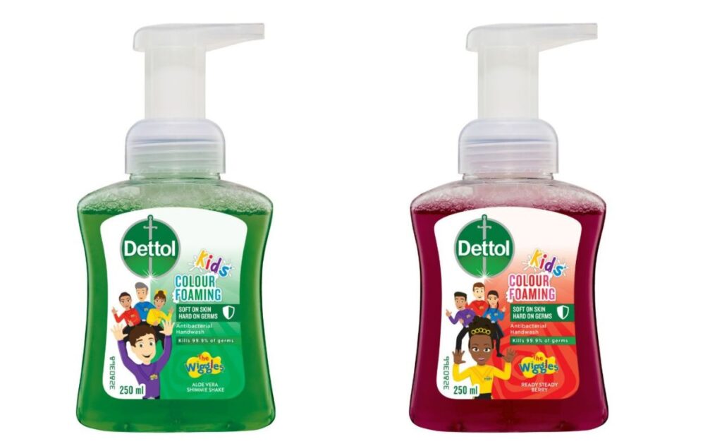 Wiggles Kids Colour Foaming Handwashes 