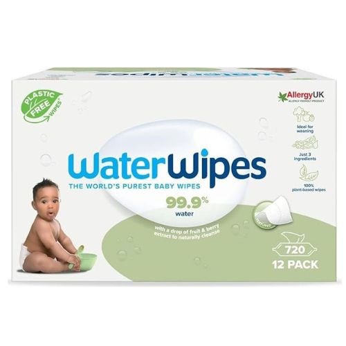 WaterWipes Textured Clean Baby Wipes, 720 Count (12 Packs)
