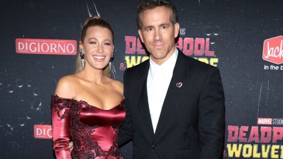 Blake Lively and Ryan Reynolds at Deadpool Wolverine premiere