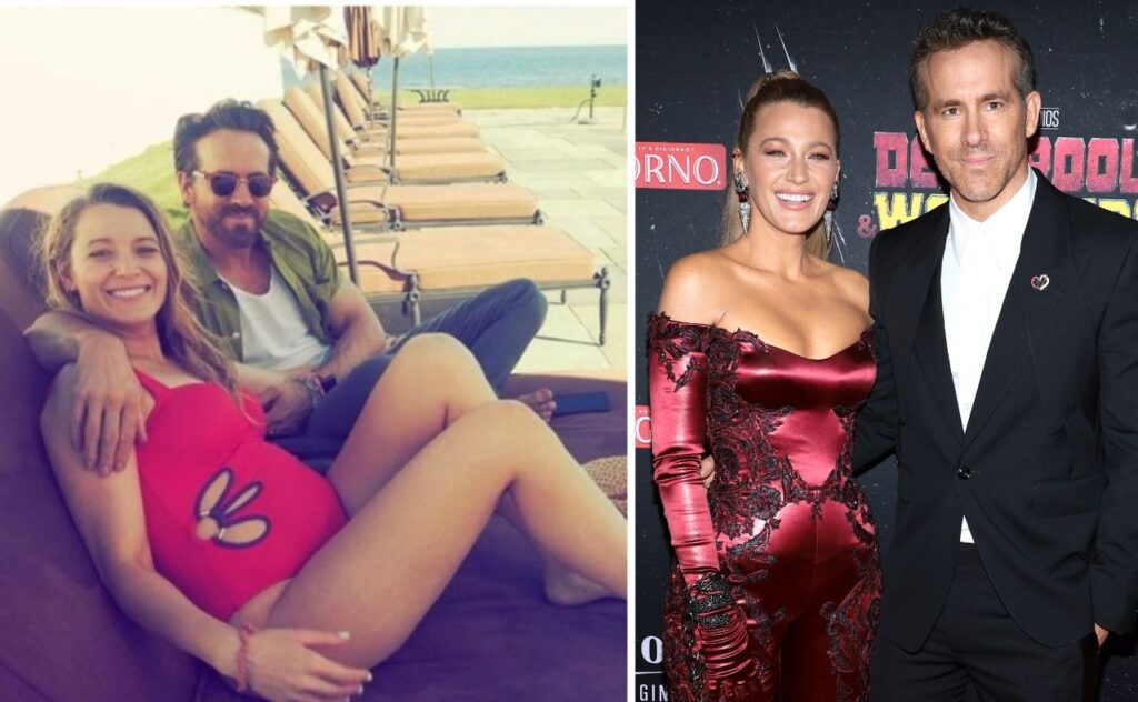 Blake Lively pregnant with baby Olin; Blake Lively and Ryan Reynolds at the Deadpool & Wolverine premiere