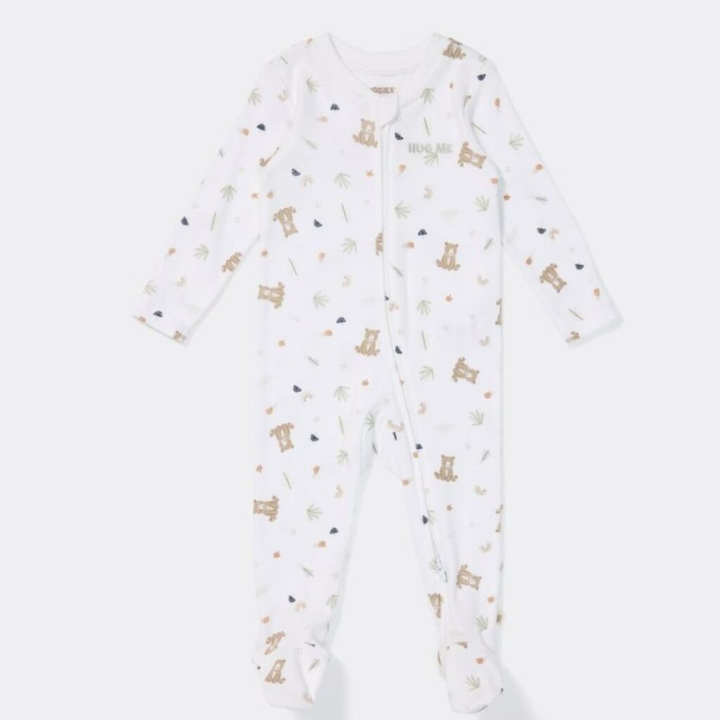 Huggies Babywear Organic Cotton Print Coverall 