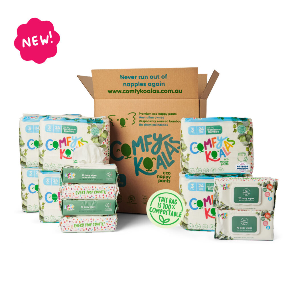 Eco Nappies & Baby Wipes Subscription - Monthly