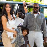 Kim Kardashian, Kanye West take their kids North West, Saint West, Chicago West, Psalm West on September 29, 2019 in New York City.