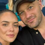 Olympia Valance and former AFL star partner Thomas Bellchambers