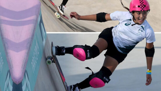 Arisa Trew skateboarding 2024 Paris olympics