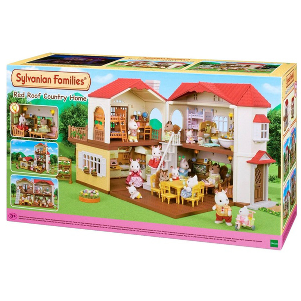 Sylvanian Families Red Roof Country Home with Attic
