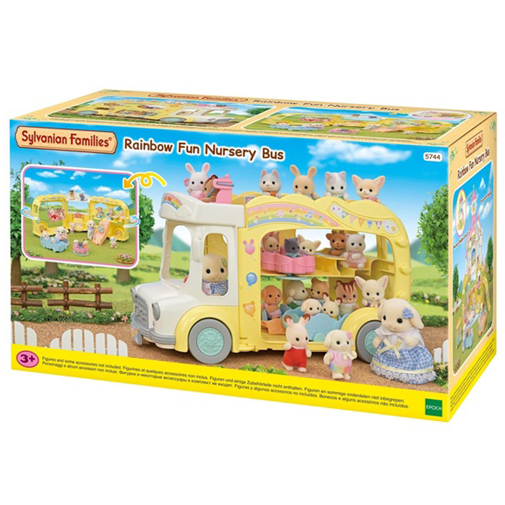 Sylvanian Families Rainbow Fun Nursery Bus