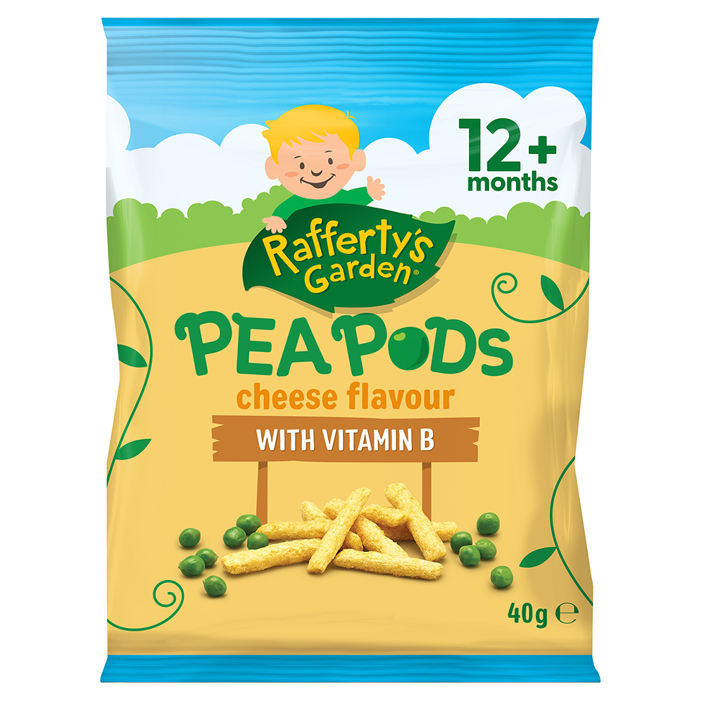 Rafferty's Garden 12M Snack Pea Pods Cheese product shot