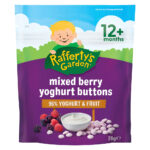 Rafferty's Garden Mixed Berry Yoghurt Buttons 12m+ product shot