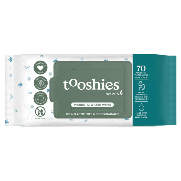 tooshies Probiotic Water Wipes 70pk product shot