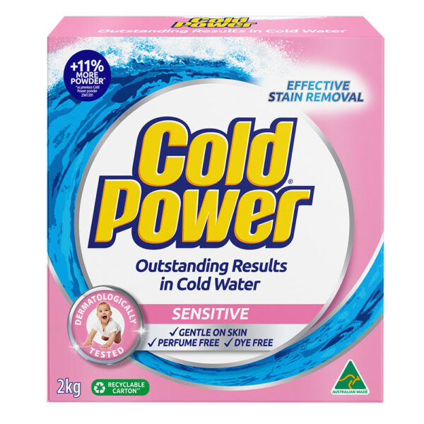 Cold Power Sensitive Laundry Washing Powder Detergent 2kg product shot