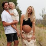 Elyse Knowles pregnant with husband Josh Barker and their two sons