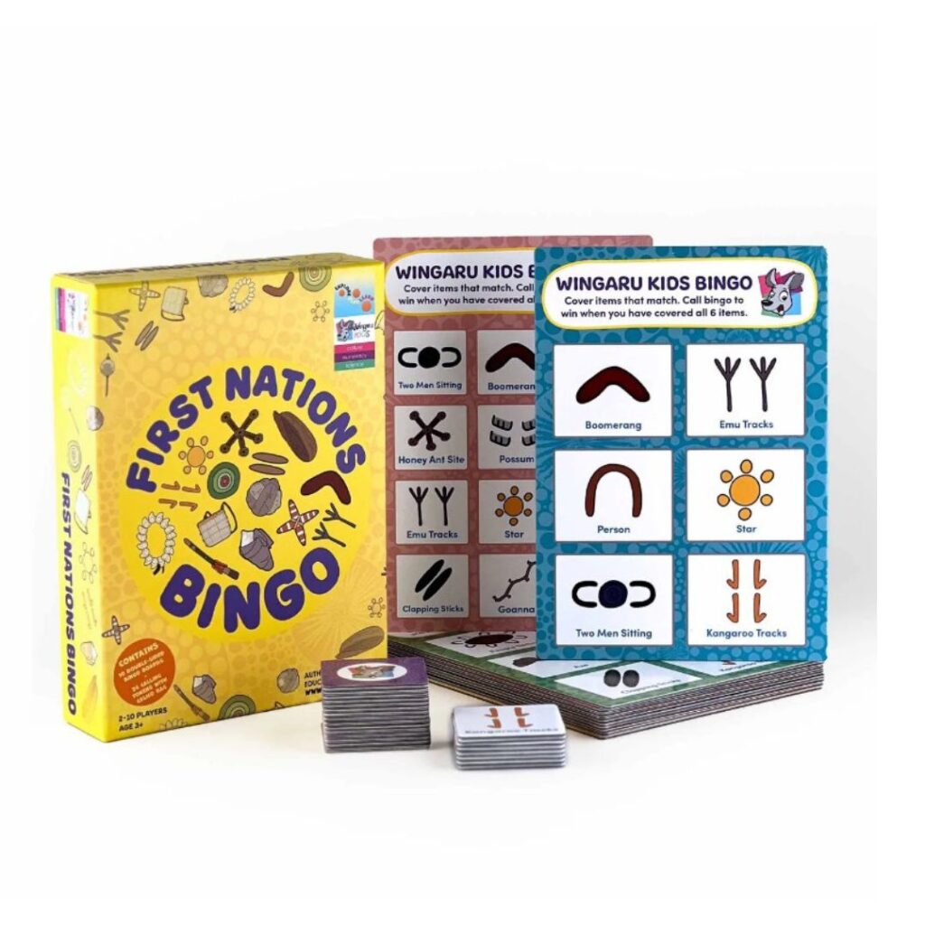 First Nations Bingo Game, Wingaru Education
