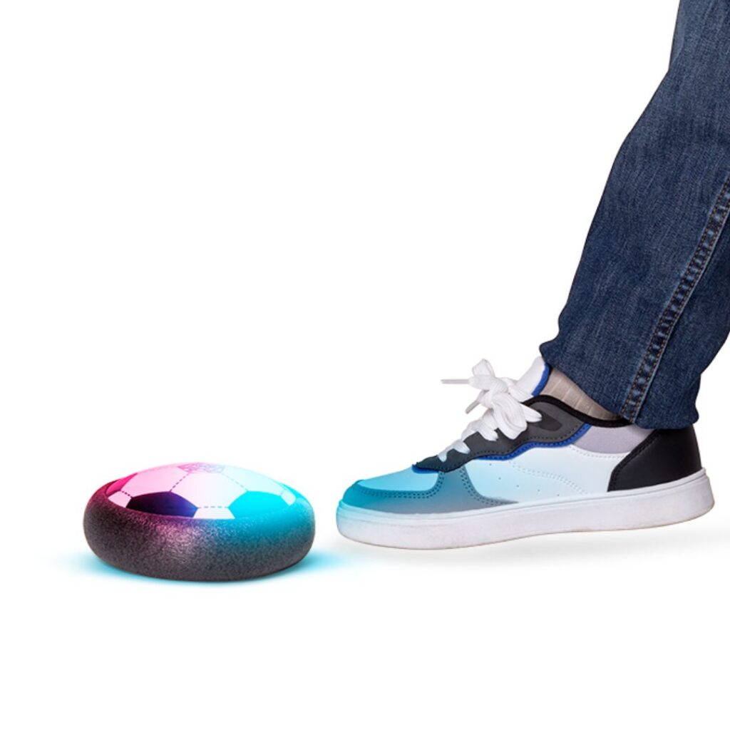 Hovering football with light